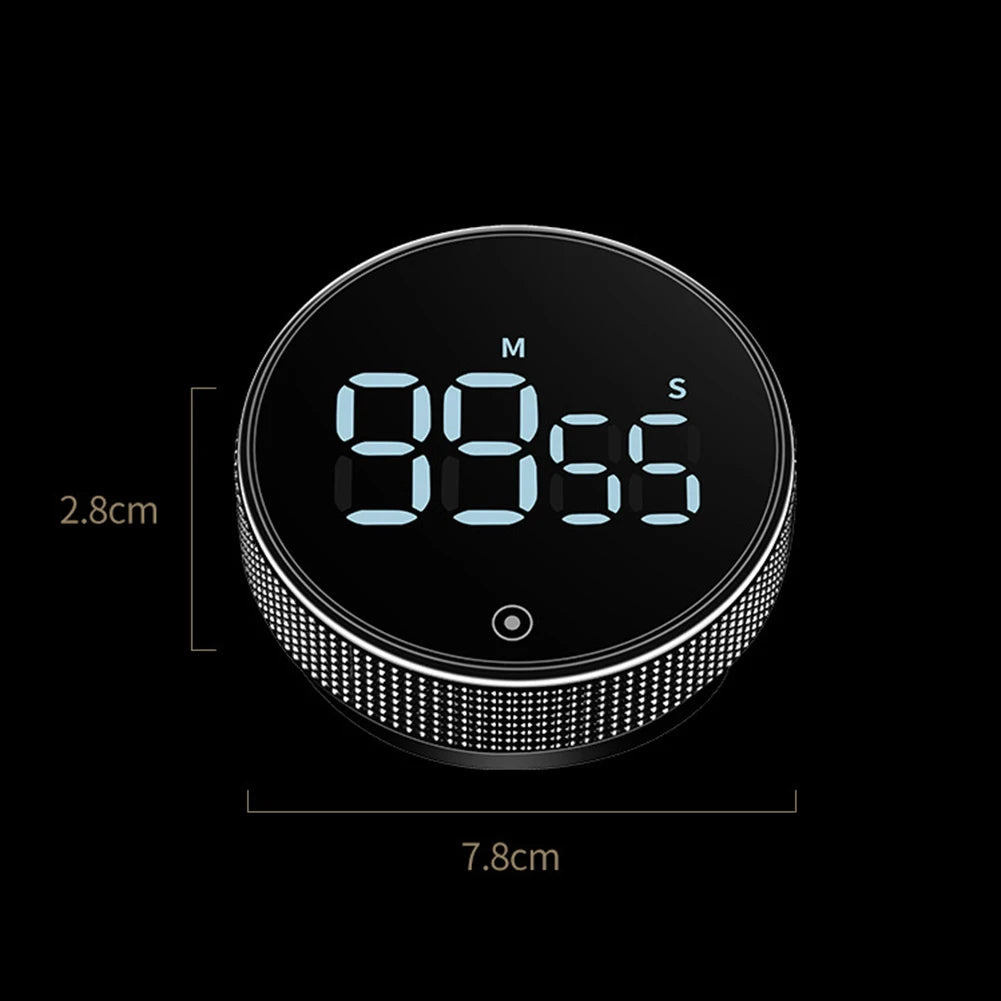 Kitchen Timer Adjustable Angle Electronic Timer Rotating Countdown Clock Large Number Display Cooking Timer for Sports Studying